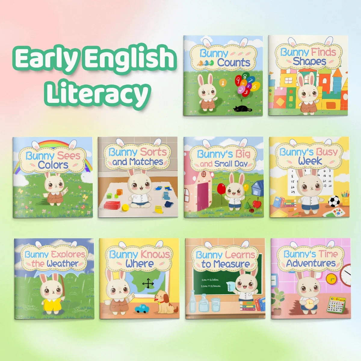 Kids Education Number - Seri Pencerahan Cerdas Little Rabbit, 10
