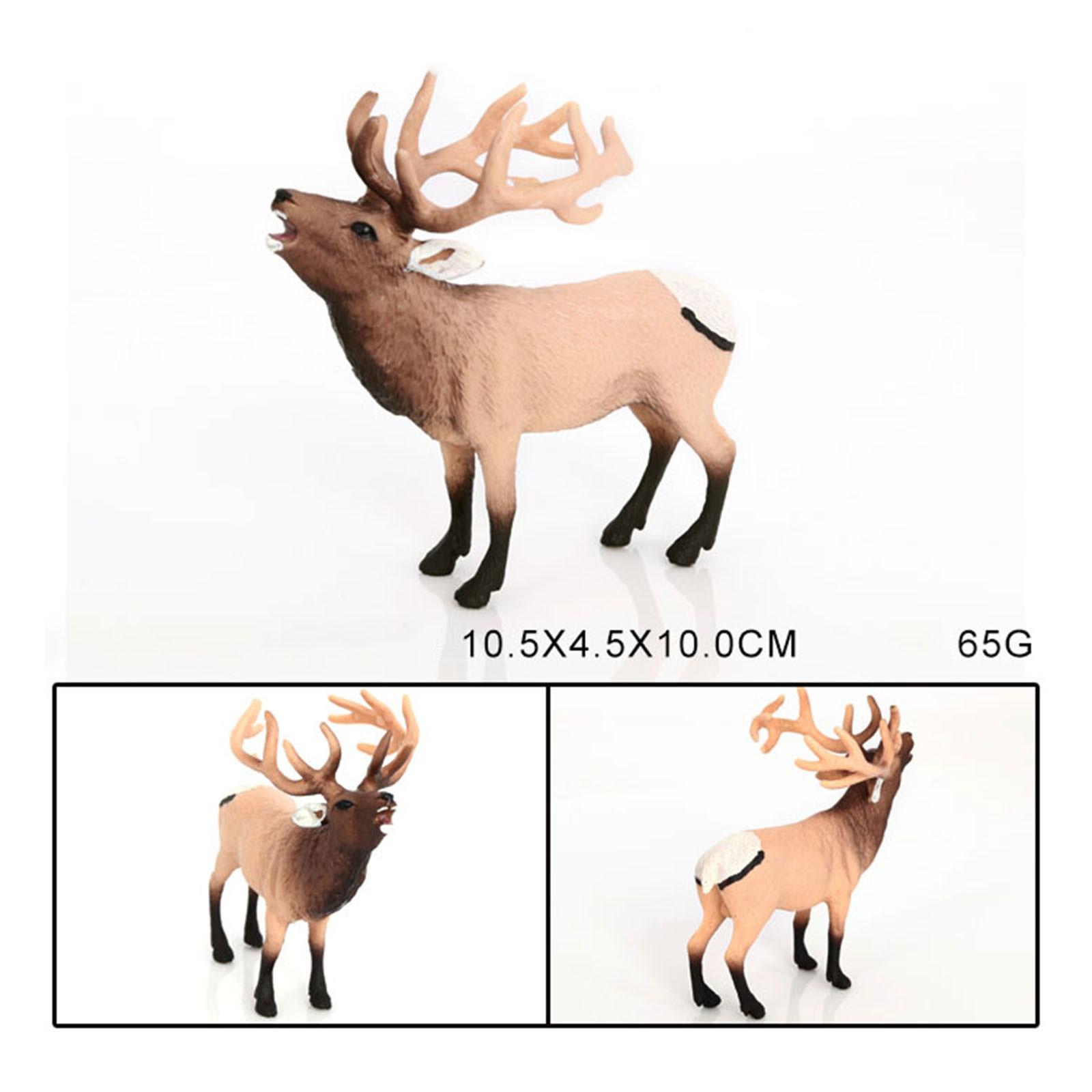 Kids First Education - Koleksi Figur Rusa, Model Hewan Hutan,