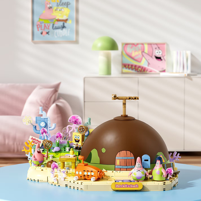 Set Blok Bangunan Spongebob Pa - Kids First Education ulasan dan harga