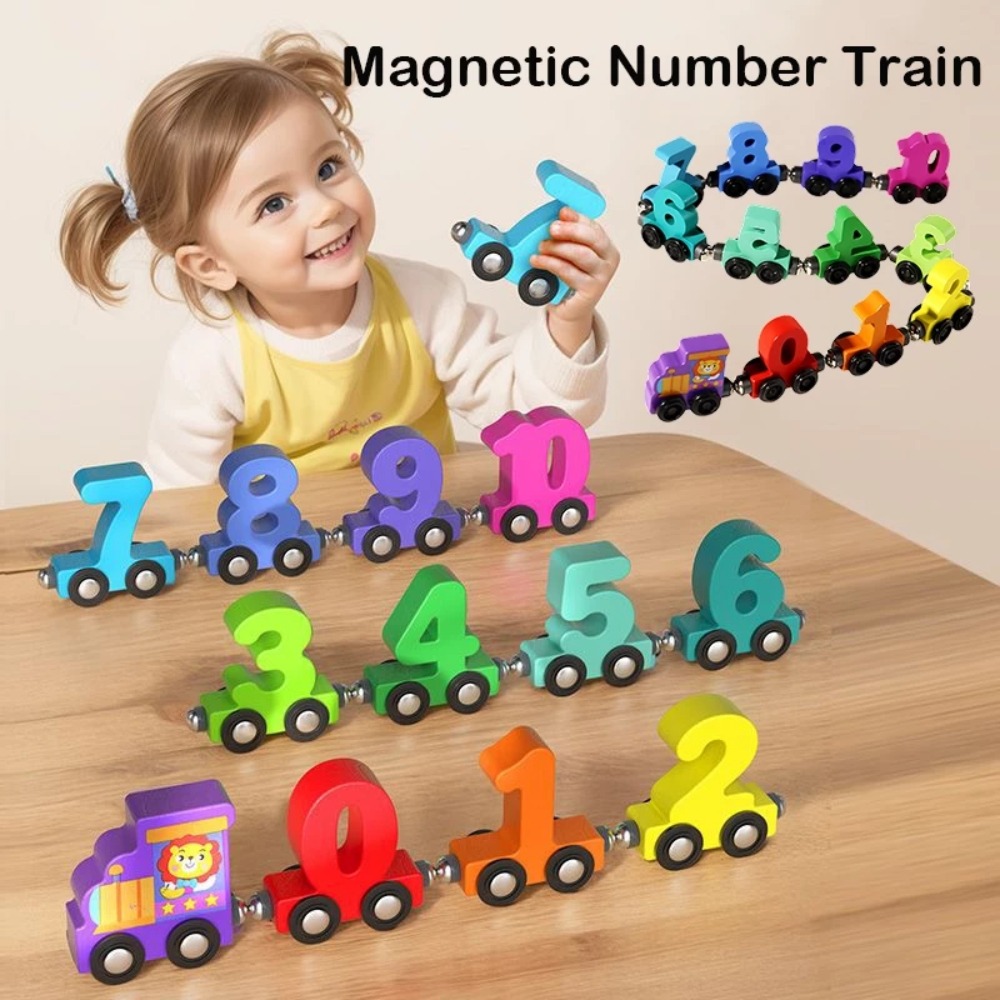 1 set mainan kereta api digita - Kids Education Number ulasan dan harga