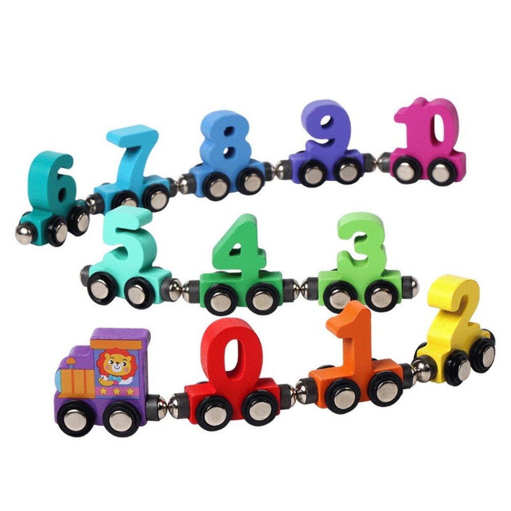 1 set mainan kereta api digita - Kids Education Number ulasan dan harga