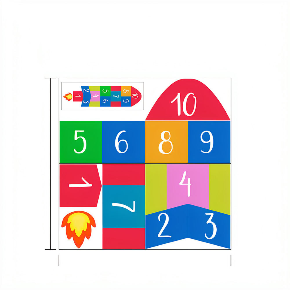 Stiker Dinding Edukatif Bertem - Kids Education Number ulasan dan harga